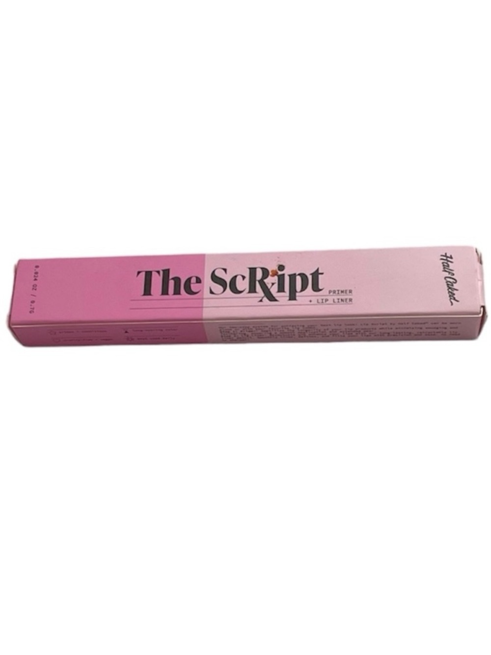 HALF CAKED The Script Lip Primer & Lip Liner in Half Life (Nude Pink ) NEW! - Picture 7 of 11